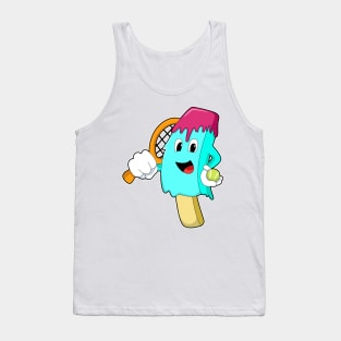 Ice cream at Tennis with Tennis racket Tank Top